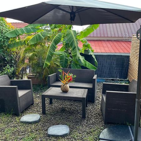 Agreable Appartement En Rez-De-Jardin A 450M De La Mer 圣安娜 外观 照片