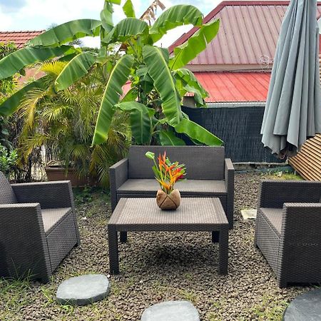 Agreable Appartement En Rez-De-Jardin A 450M De La Mer 圣安娜 外观 照片