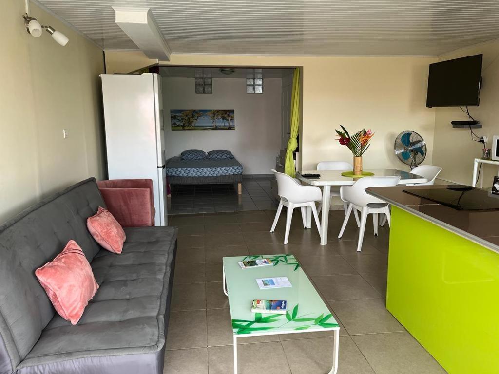 Agreable Appartement En Rez-De-Jardin A 450M De La Mer 圣安娜 外观 照片