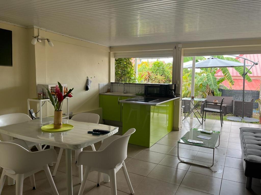 Agreable Appartement En Rez-De-Jardin A 450M De La Mer 圣安娜 外观 照片
