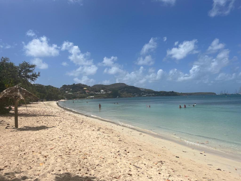 Agreable Appartement En Rez-De-Jardin A 450M De La Mer 圣安娜 外观 照片