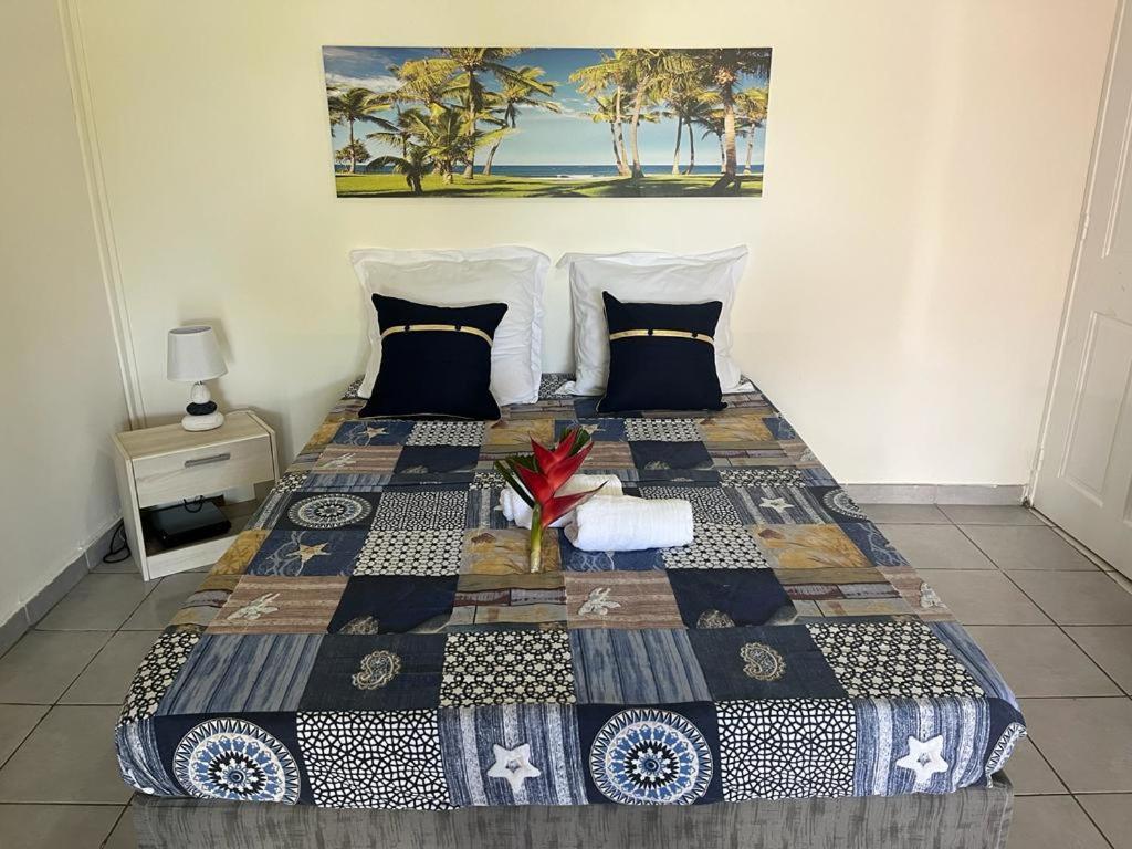 Agreable Appartement En Rez-De-Jardin A 450M De La Mer 圣安娜 外观 照片