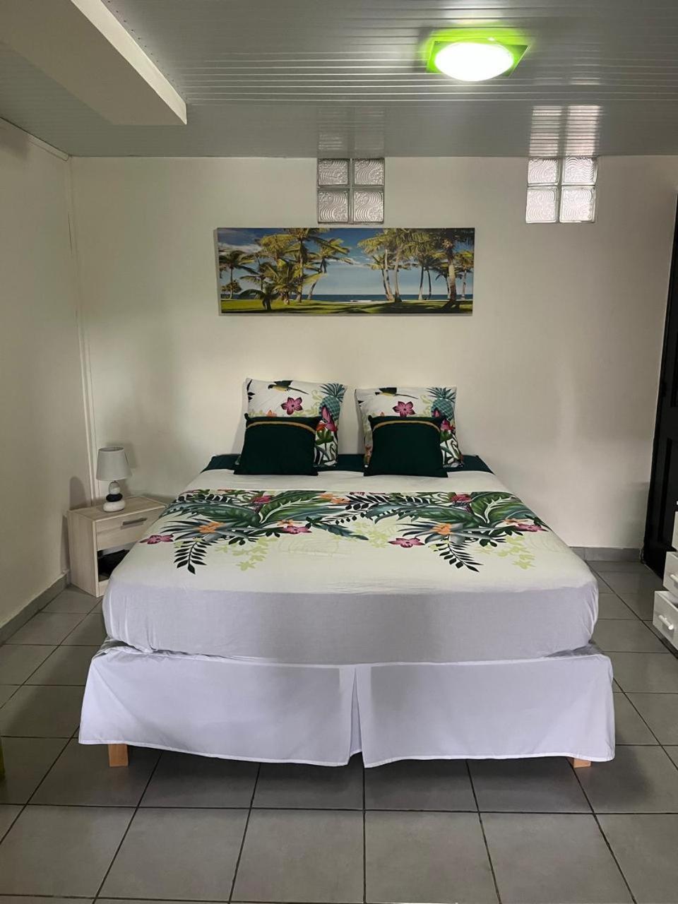 Agreable Appartement En Rez-De-Jardin A 450M De La Mer 圣安娜 外观 照片
